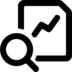 Data File Search Icon from Ultimate Bold Set