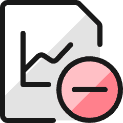 Data File Subtract Icon from Ultimate Colors Set