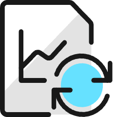 Data File Sync Icon from Ultimate Colors Set