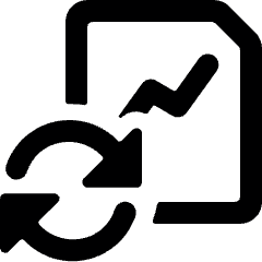 Data File Sync Icon from Ultimate Bold Set