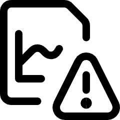 Data File Warning Icon from Ultimate Regular Set