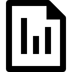 Stock Records Icon from Nova Line Set