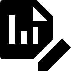 Stock Records Edit Icon from Nova Solid Set