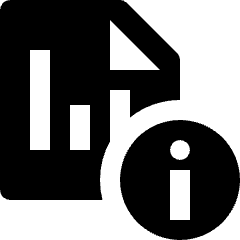 Stock Records Information Icon from Nova Solid Set