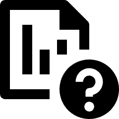 Stock Records Question Icon from Nova Line Set