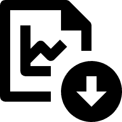 Stock Statistics Download Icon from Nova Line Set