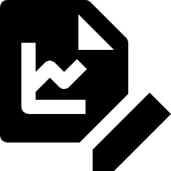 Stock Statistics Edit Icon from Nova Solid Set