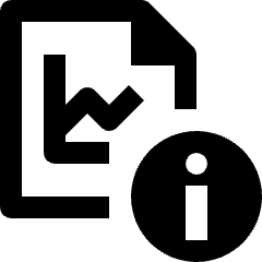 Stock Statistics Information Icon from Nova Line Set
