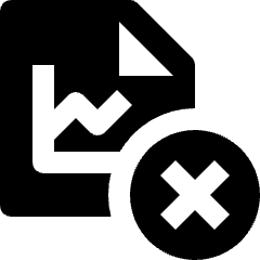 Stock Statistics Remove Icon from Nova Solid Set
