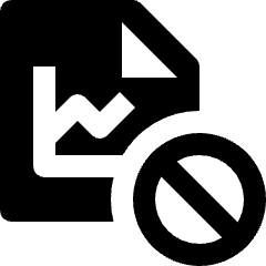 Stock Statistics Restrict Icon from Nova Solid Set