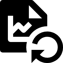 Stock Statistics Return Icon from Nova Solid Set