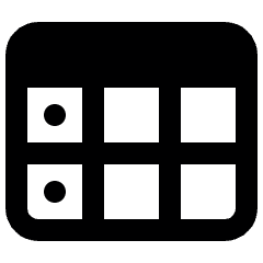 Workflow Data Table 2 Icon from Ultimate Bold Set