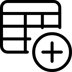 Workflow Data Table Add Icon from Ultimate Light Set