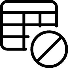 Workflow Data Table Block Icon from Ultimate Light Set