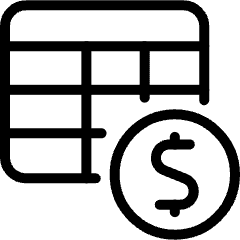 Workflow Data Table Money Icon from Ultimate Light Set