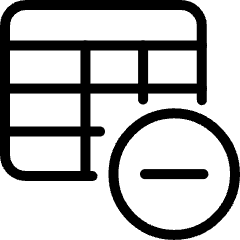 Workflow Data Table Subtract Icon from Ultimate Light Set