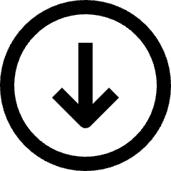 Data Transfer Circle Download Icon from Nova Line Set