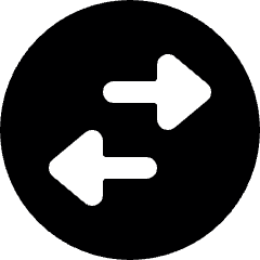 Data Transfer Circle Icon from Ultimate Bold Set