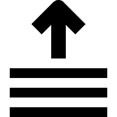 Data Transfer Database Upload Icon from Nova Solid Set