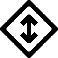 Data Transfer Diamond Upload Download Icon from Nova Line Set