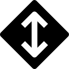 Data Transfer Diamond Upload Download Icon from Nova Solid Set