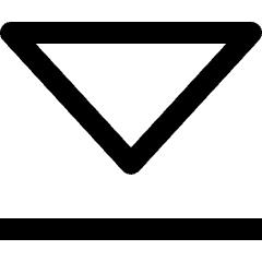 Data Transfer Download Underline 1 Icon from Nova Line Set