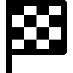 Data Transfer Goal Flag 1 Icon from Nova Line Set