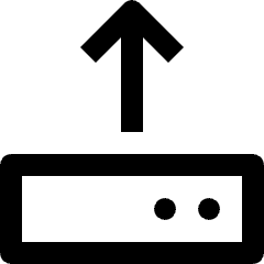 Data Transfer Harddrive Dowload Icon from Nova Line Set