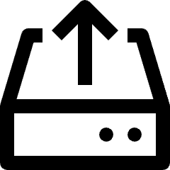 Data Transfer Harddrive Upload_1 Icon from Nova Line Set