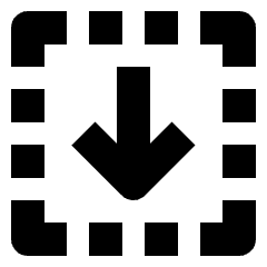 Data Transfer Square Download 1_1 Icon from Nova Solid Set
