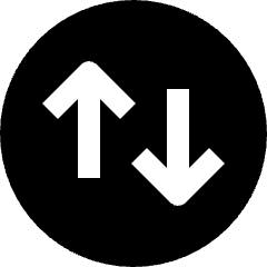 Data Transfer Traffic Circle 2 Icon from Nova Solid Set