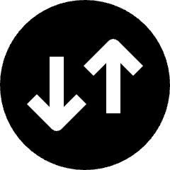 Data Transfer Traffic Circle 3 Icon from Nova Solid Set