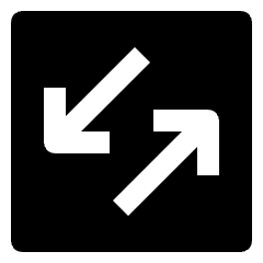 Data Transfer Traffic Square 4 Icon from Nova Solid Set