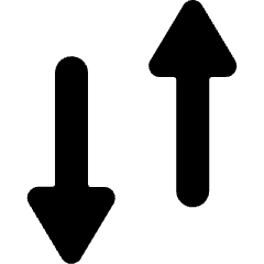 Data Transfer Vertical Icon from Ultimate Bold Set