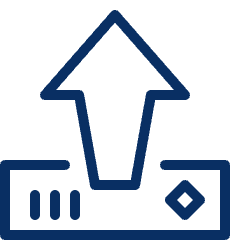 Harddrive Disk Upload 3 Icon from Cyber Line Set