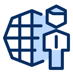 Network Business Icon from Cyber Duotone Set