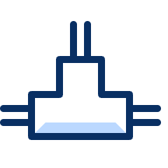 Network Cable 1 Icon from Cyber Duotone Set