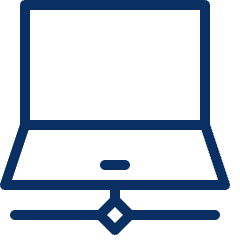 Network Laptop 1 Icon from Cyber Line Set