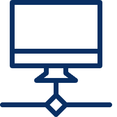 Network Screen Imac Icon from Cyber Line Set