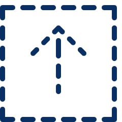 Upload Square 2 Icon from Cyber Line Set