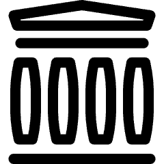 Internet Archive Logo Icon from Ultimate Regular Set