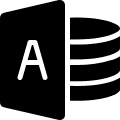Microsoft Access Logo Icon from Ultimate Bold Set