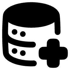 Database Add 1 Icon from Plump Remix Set