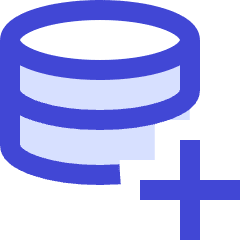 Database Add 1 Icon from Sharp Duo Set