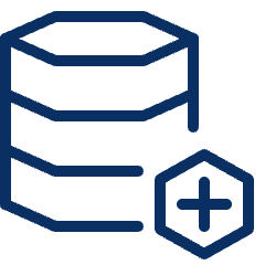 Database Add Icon from Cyber Line Set
