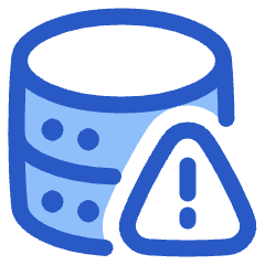 Database Alert Icon from Plump Duo Set
