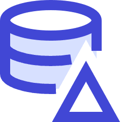 Database Alert Icon from Sharp Duo Set