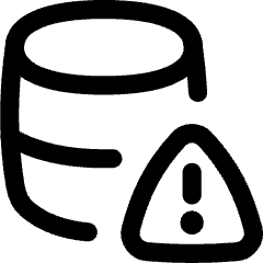 Database Alert Icon from Flex Line Set