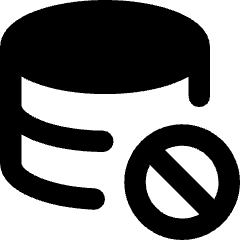 Database Block Icon from Core Remix Set