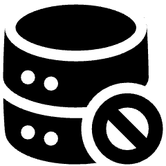 Database Block Icon from Plump Solid Set